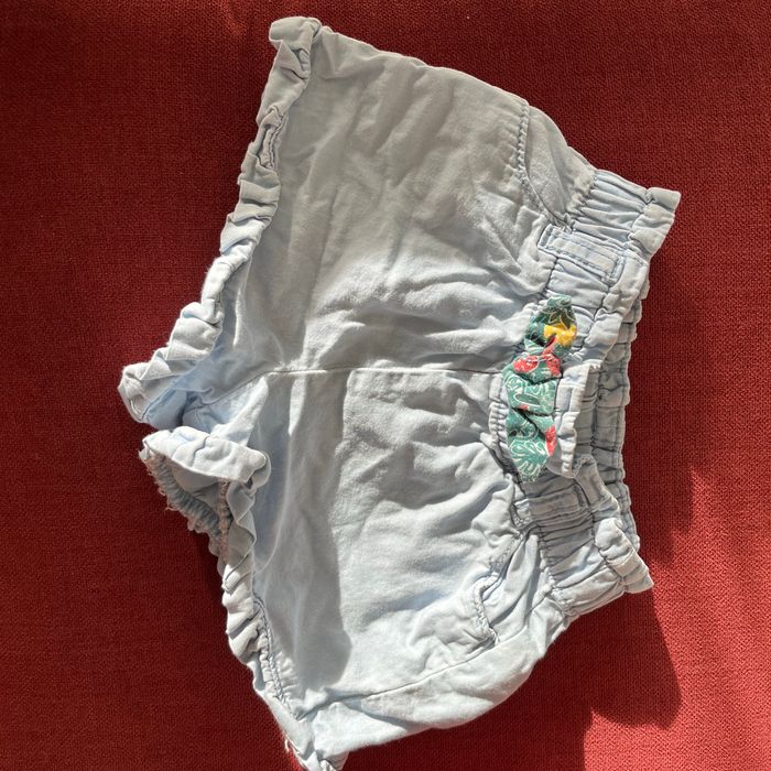 Short en jean clair