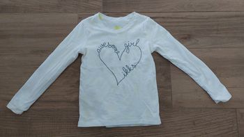 Tee-shirt manches longues IKKS fille 5 ans réversible