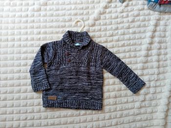 Pull garçon 18mois 🩶🖤