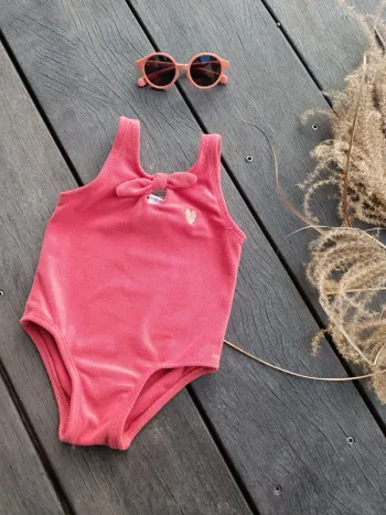Maillot de bain 1 pièce velours 3-6 mois TAO