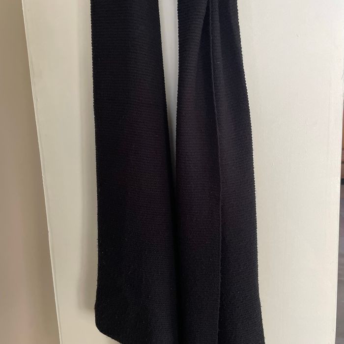 Écharpe noire Bizzbee en grosse maille unisexe Longue et chaude Parfaite automne/hiver V066 - photo numéro 7