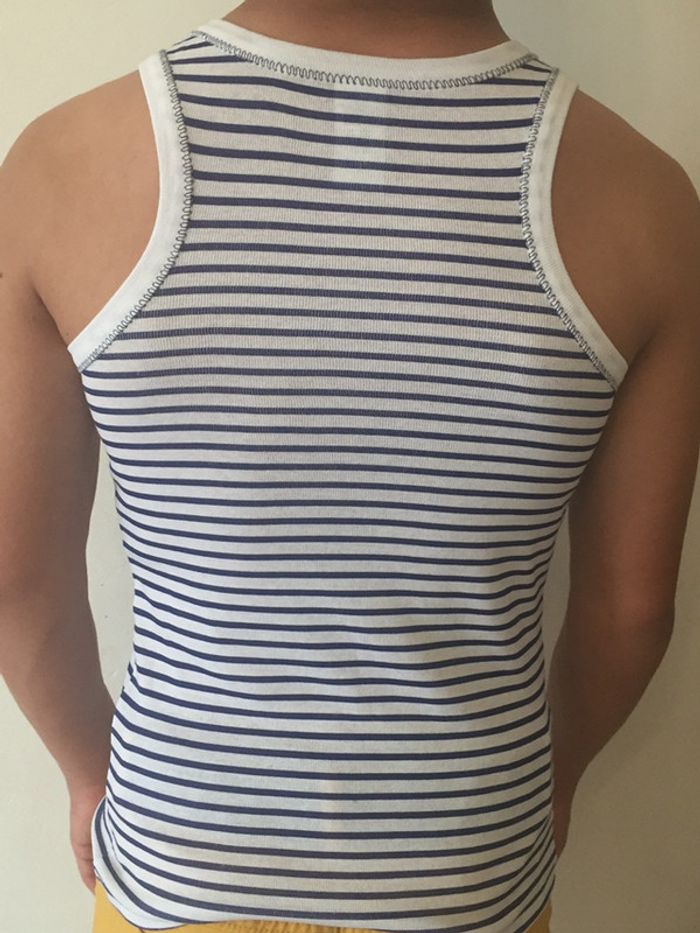 Débardeur marin#taille 10/12 ans#neuf - photo numéro 2