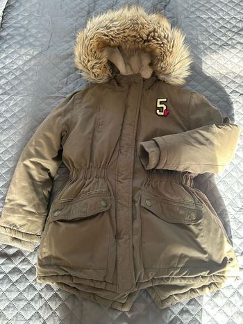 Parka veste longue très chaude tape à l’œil enfant fille