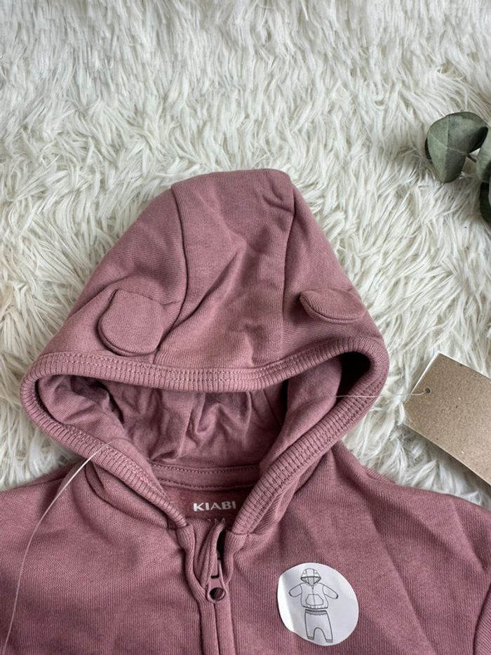 Ensemble gilet zippé et pantalon Kiabi taille 1 mois - photo numéro 5