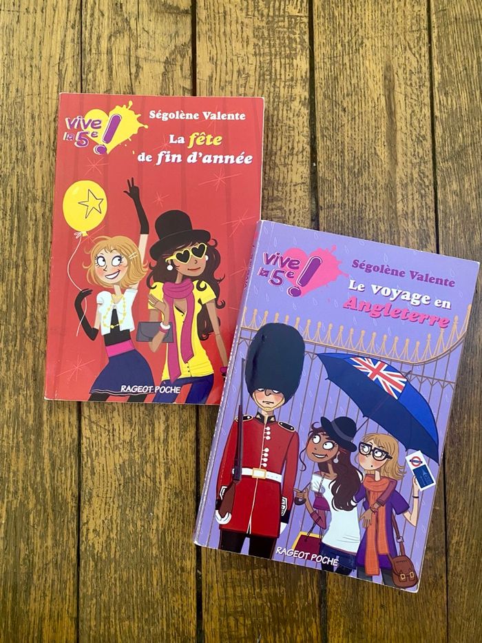 Lot 2 livres poches Vive la 5e !  De Ségolène Valente - photo numéro 10