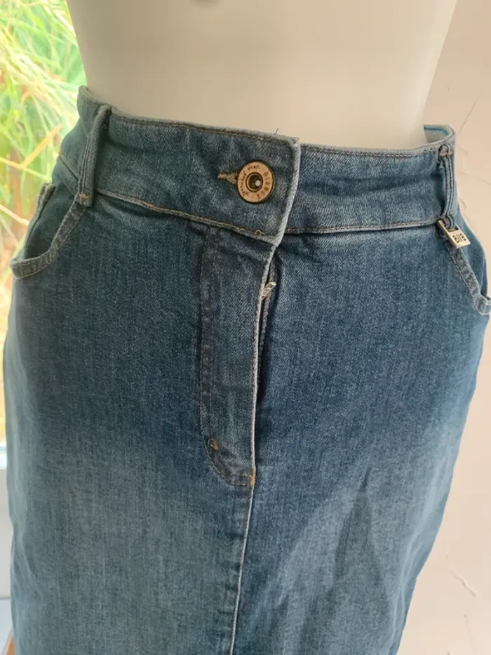 Jupe Bianca longue en jean taille 40 - photo numéro 3