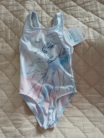 Maillot de bain une pièce la reine des neiges disney 3 ans