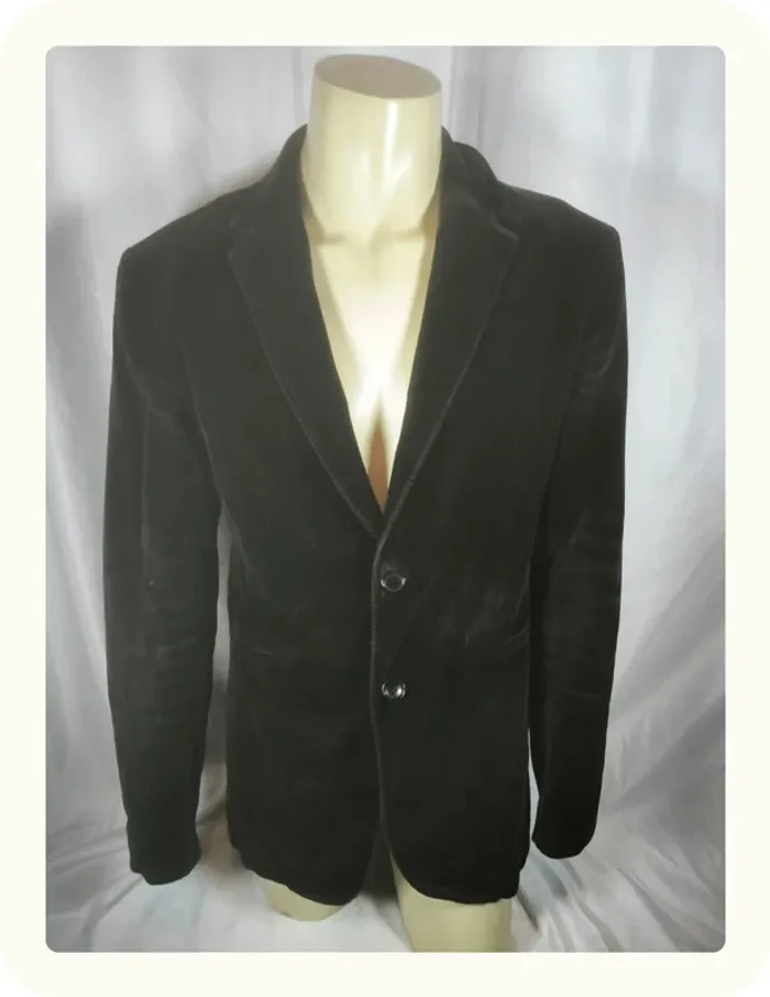Veste blazer tailleur costume velours Homme Kenzo Taille XL 42