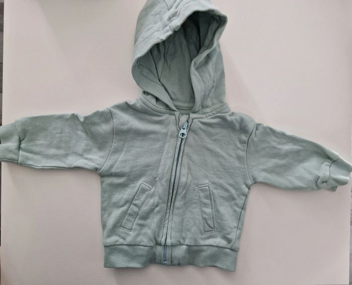 Ensemble survêtement vert d'eau bébé de 3 mois