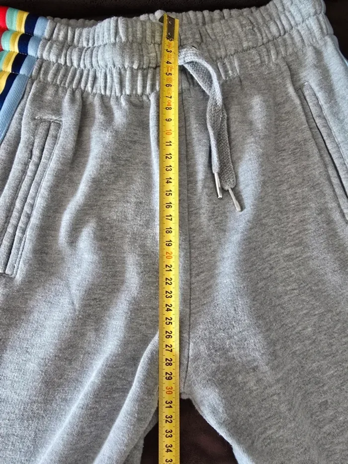 Jogging femme gris clair L Bershka Neuf - photo numéro 3