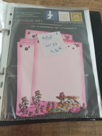 Feuille Diddl relief 37 0,30€