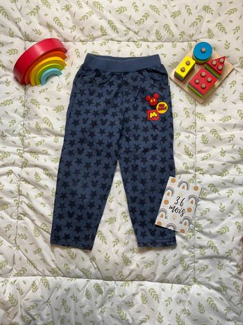 pantalon de jogging marine motifs étoiles noir disney 36 mois