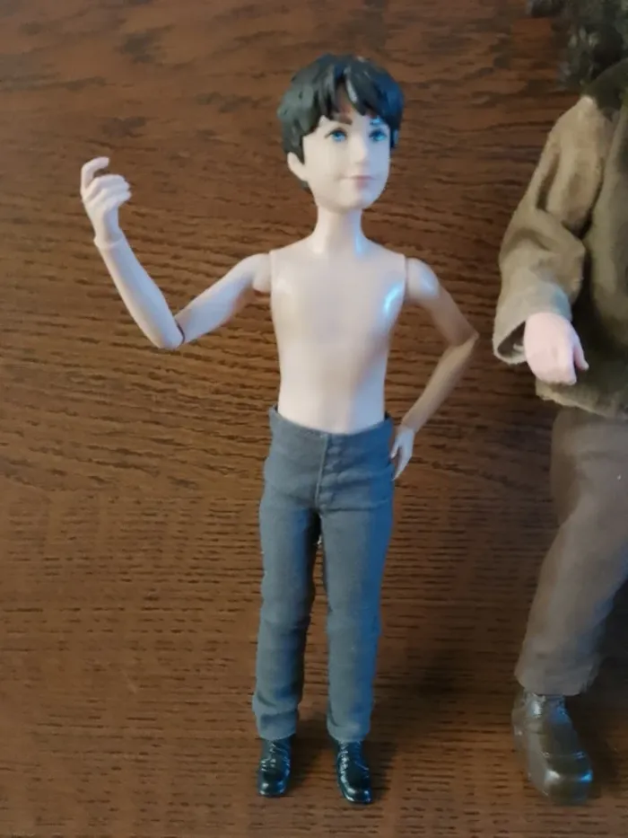 2 figurines harry potter et rubeus hagrid mattel - photo numéro 3