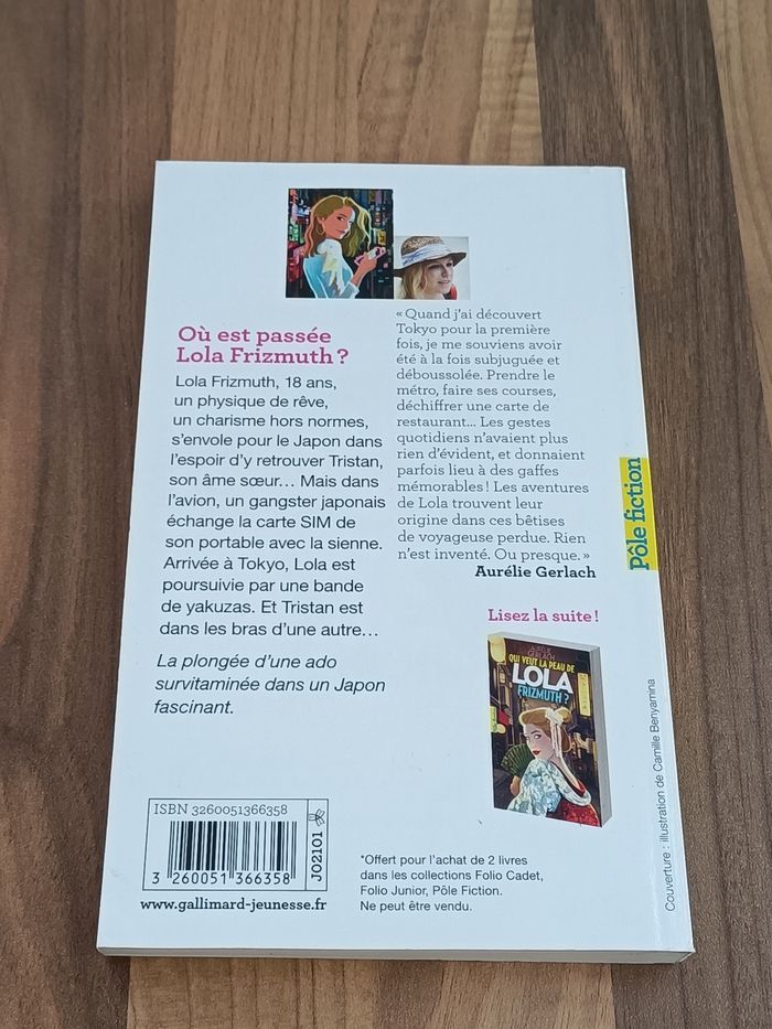Livre ado - Où est passé Lola Frizmuth? - photo numéro 2