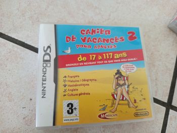Jeu cahier de vacances 2 pour adultes pour DS