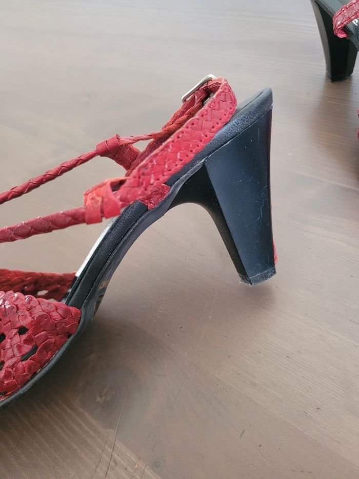 Chaussures à talon vintage pierre cardin 35 - photo numéro 3