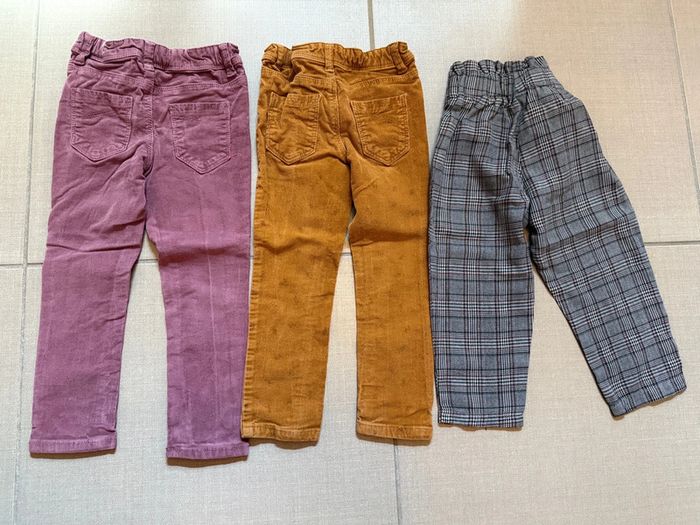 Lot 3 pantalons fille 4 ans - photo numéro 2