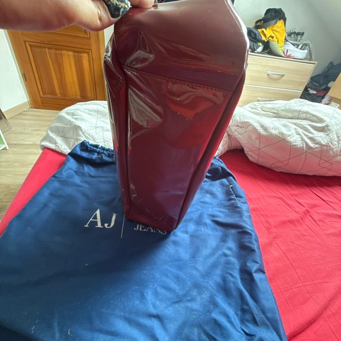 Sac armani bordeaux - photo numéro 3