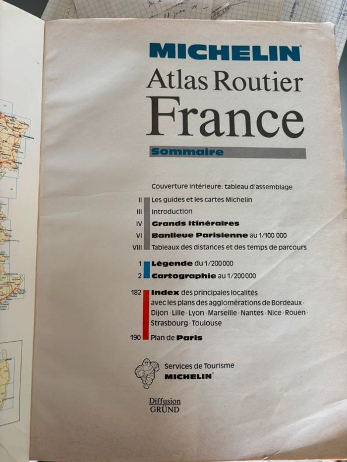 Atlas Routier Michelin – France (Édition 1991) - photo numéro 7