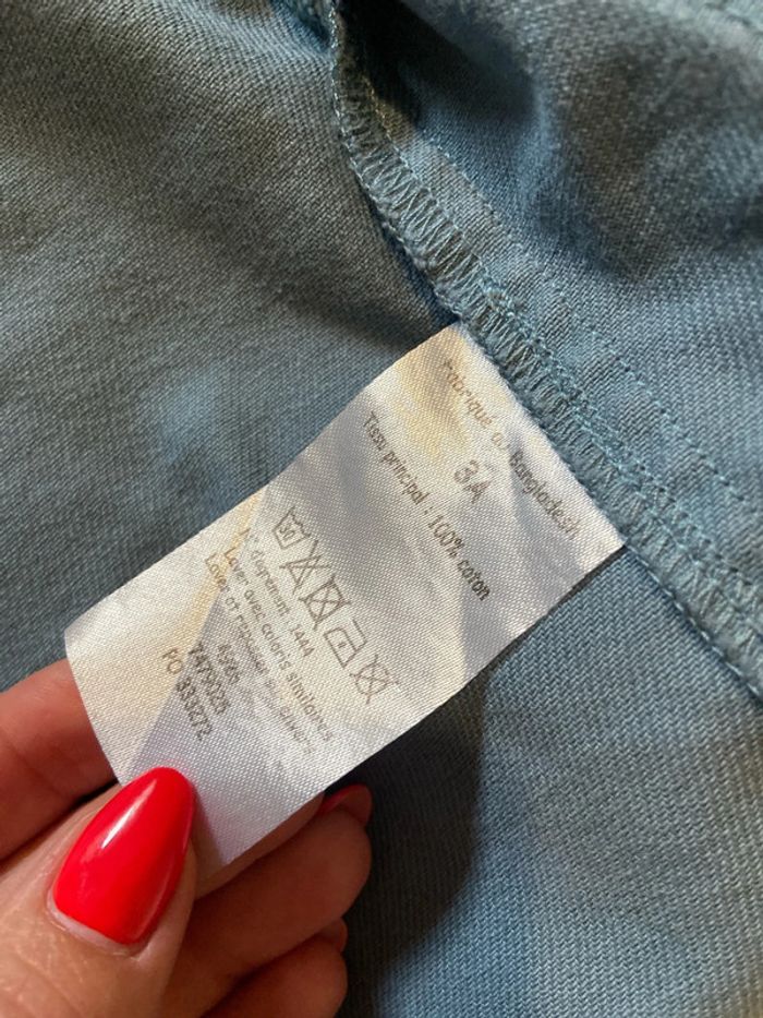 Veste en jean fermeture éclair - photo numéro 5