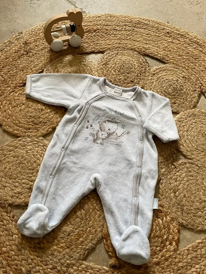 Pyjama velours Naissant