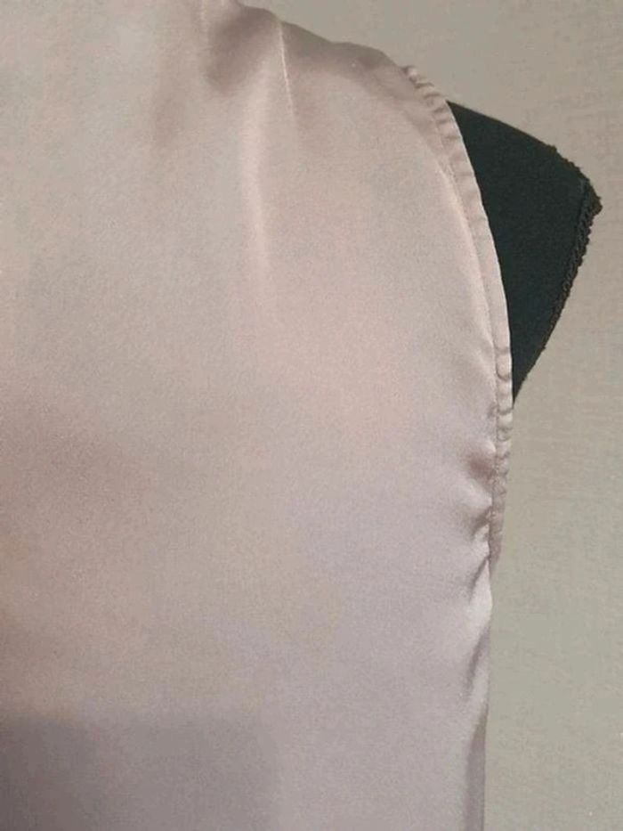 Robe droite Promod sans manche multicolore satinée taille 38 - photo numéro 11