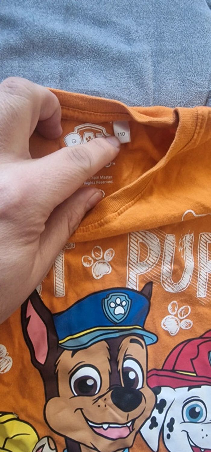 Tee Shirt manche longue Paw Patrol taille 5 ans - photo numéro 2