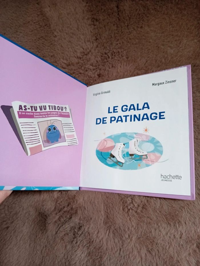 Livre Hachette le gala de patinage - photo numéro 3