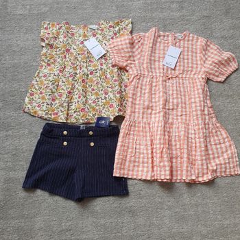 Lot vêtements fille 7 ans neuf