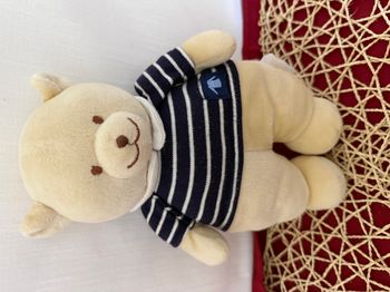 doudou ours marinière