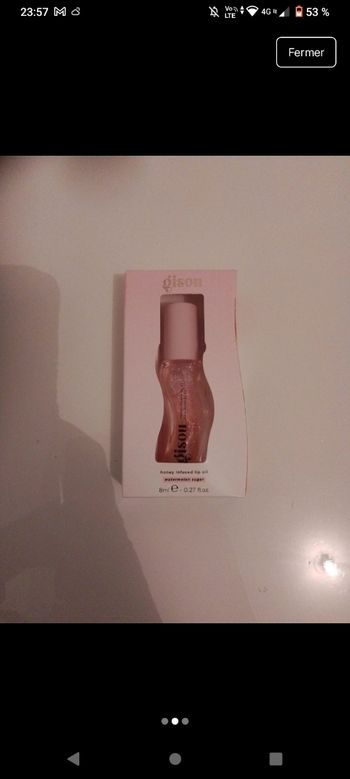 Huile à lèvres parfum Pastèque 