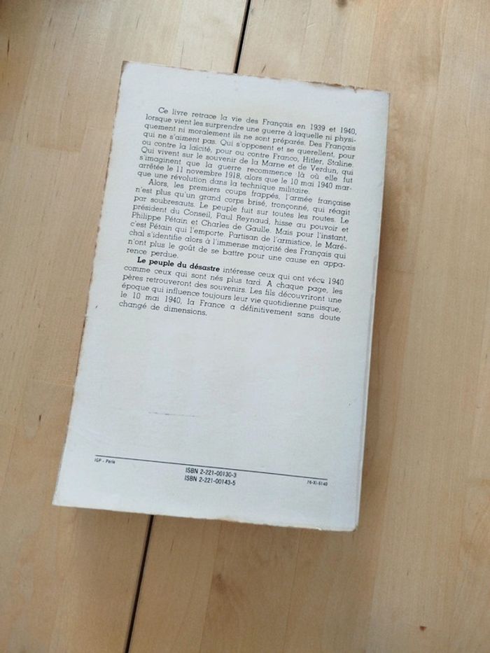 Le peuple du désastre 1939-1940 - photo numéro 2