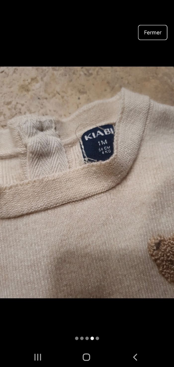 Ensemble bebe mixte 1 mois kiabi - photo numéro 3