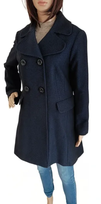 Magnifique veste classe  hiver camaïeu bleu taille 40 laine