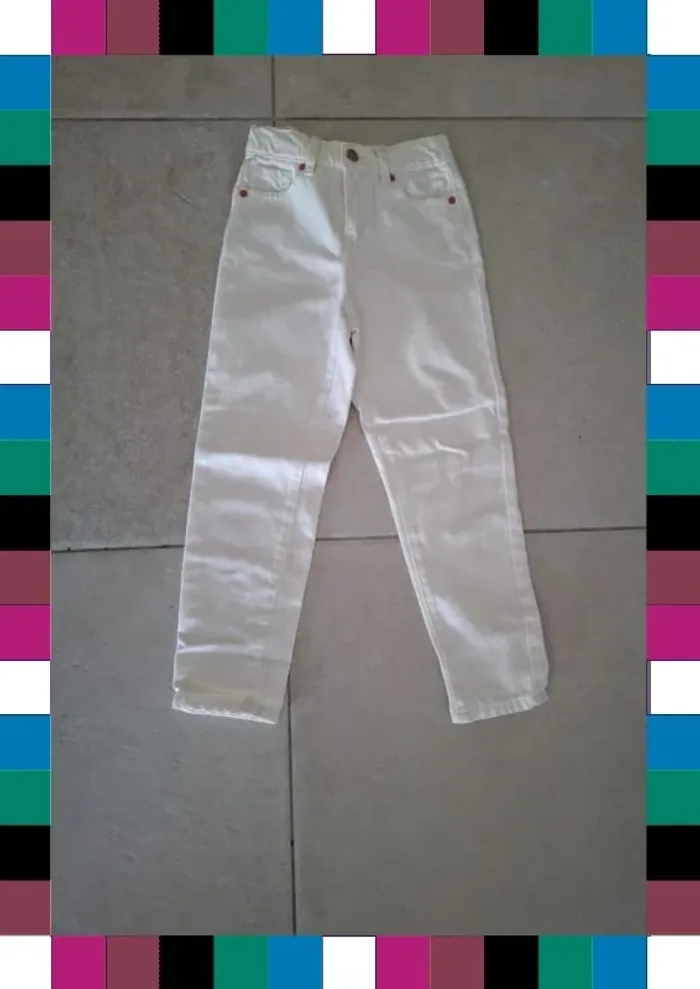 Jean's blanc 10 ans