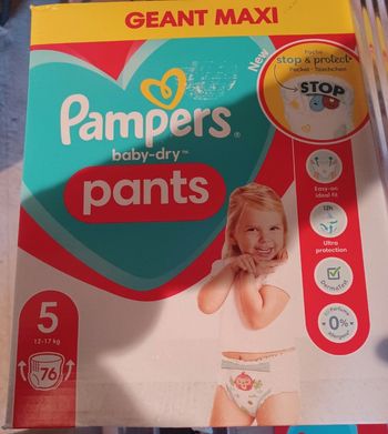 Couches culottes pampers T5