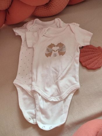 Lot de deux bodies mixte