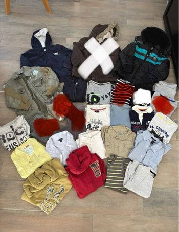 Lot de 22 vêtements hiver garçon 5 ans kiabi ikks sergent major vertbaudet