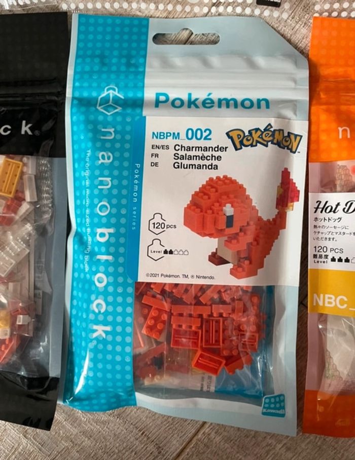 Lot de Nanoblock neufs - Pokémon / animaux - photo numéro 2