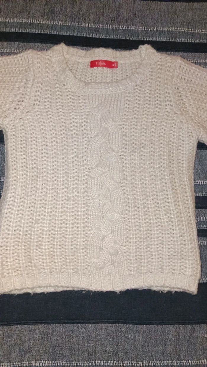 Pull torsades, Tissaia, 6 ans - photo numéro 2