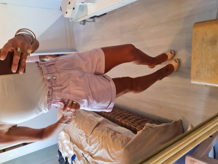 Short rose taille haute H&M Taille 34 - photo numéro 2