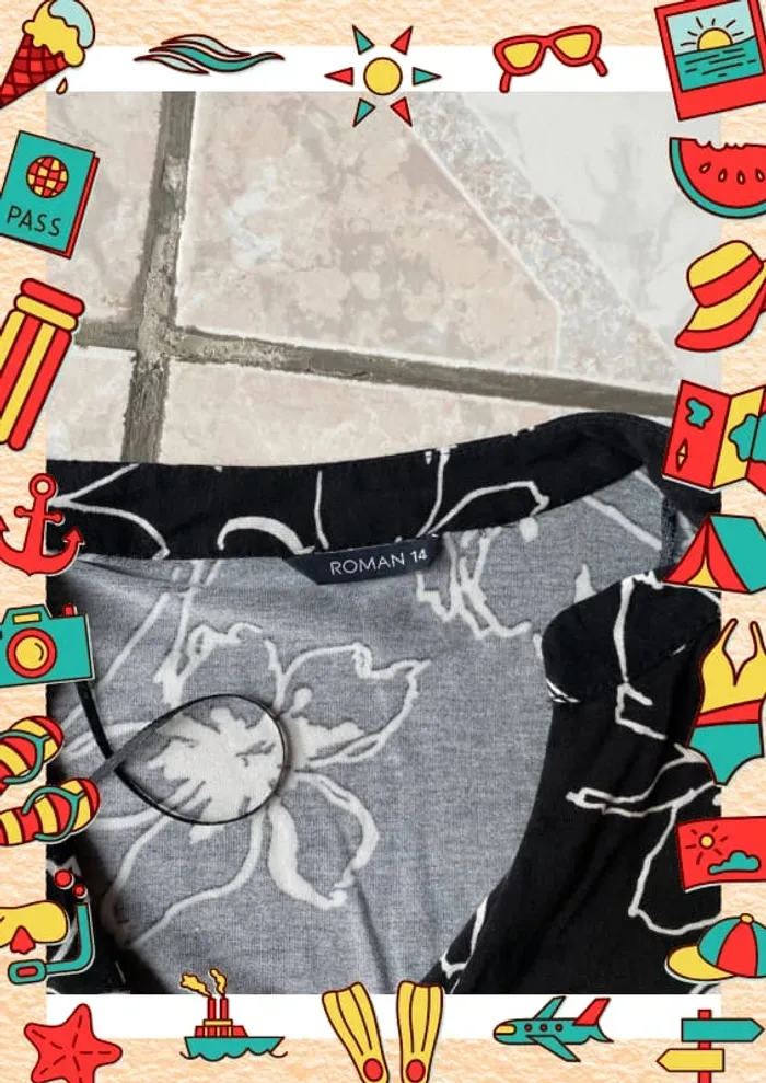 Blouse manches longues roman - photo numéro 4