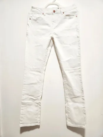 Jean blanc droit TEX - Taille 38