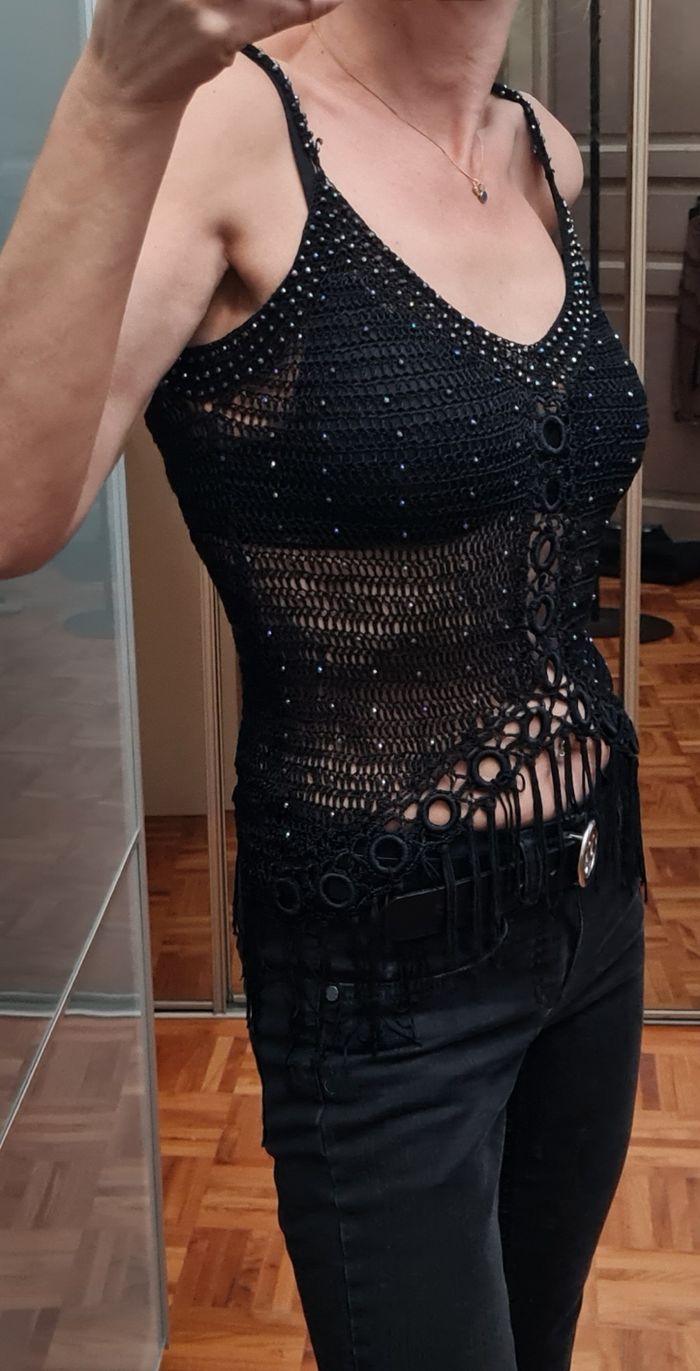 Top crocheté Cami TS - photo numéro 4