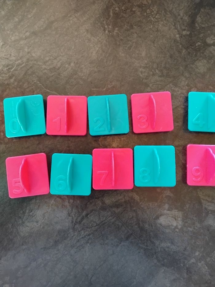 Lettres et chiffres pour pâte à modeler - photo numéro 6