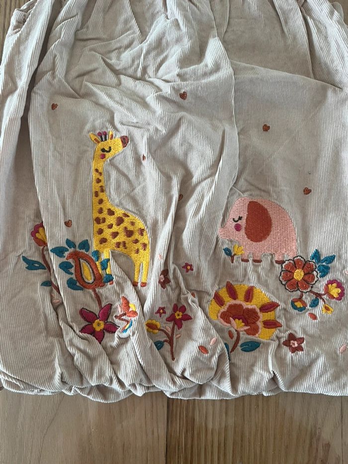 🌸 Robe en velours d’hiver – 24 mois – Du Pareil au Même 🦒🐘 - photo numéro 3