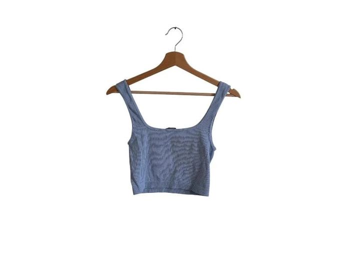 C60 top court bleu Zara M/L - photo numéro 5