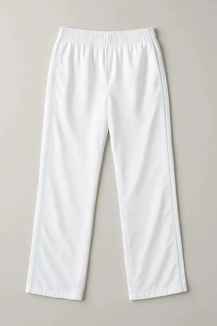 Pantalon de sport liseré turquoise fermeture éclair en bas Poivre Blanc Taille 14 ans - photo numéro 2