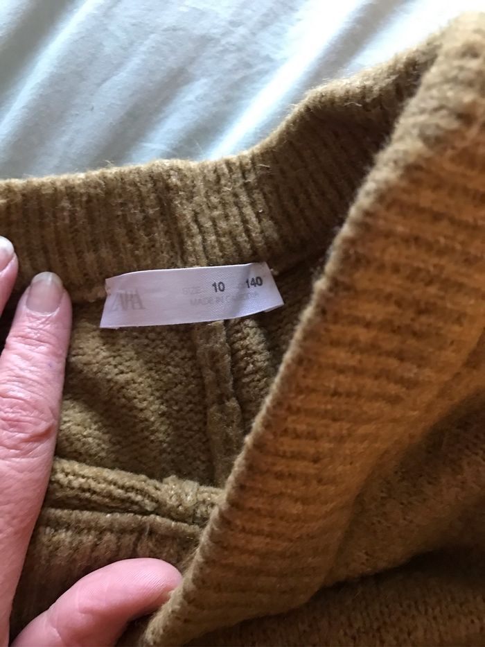 Pantalon large lainage - Zara - 10 ans - photo numéro 3