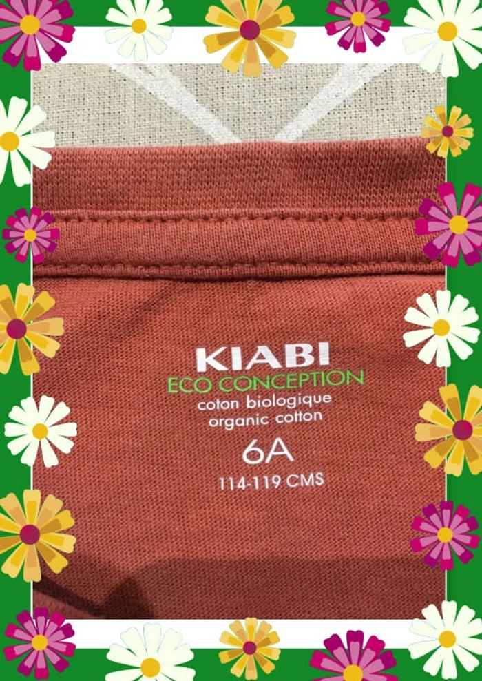 T-shirt rouille kiabi - photo numéro 3